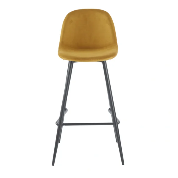 Taburete Alto Tapizado Verona Floral con Respaldo – Image 12