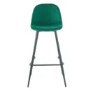 Tabouret Haut Rembourré Verona Floral avec Dossier