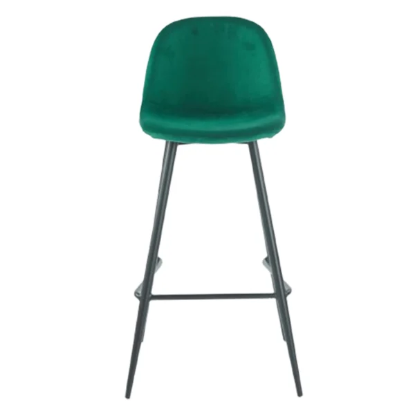 Taburete Alto Tapizado Verona Floral con Respaldo – Image 9