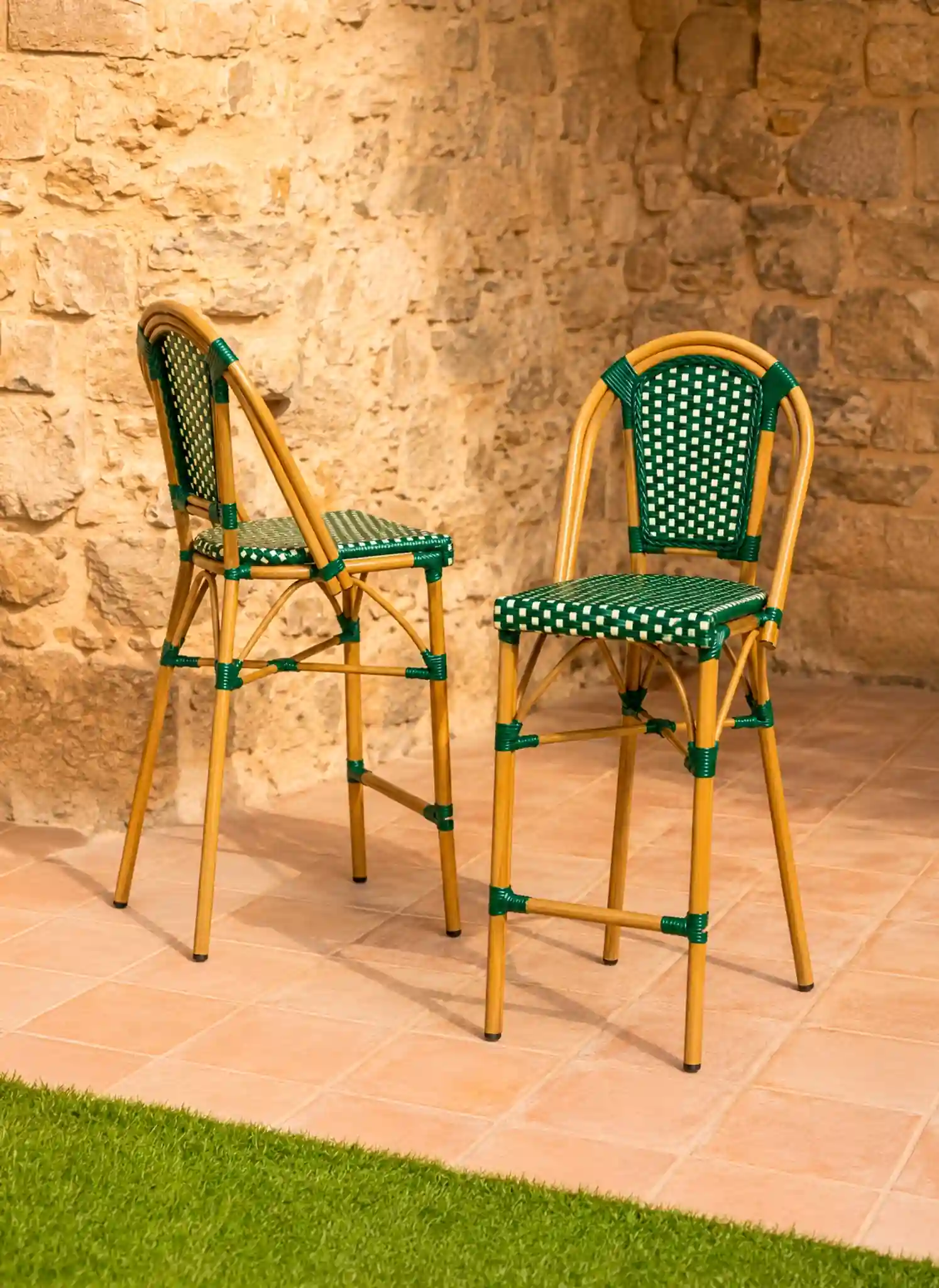 taburetes altos de terraza