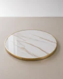 tablero para mesa depiedra sinterizada marmol blanco