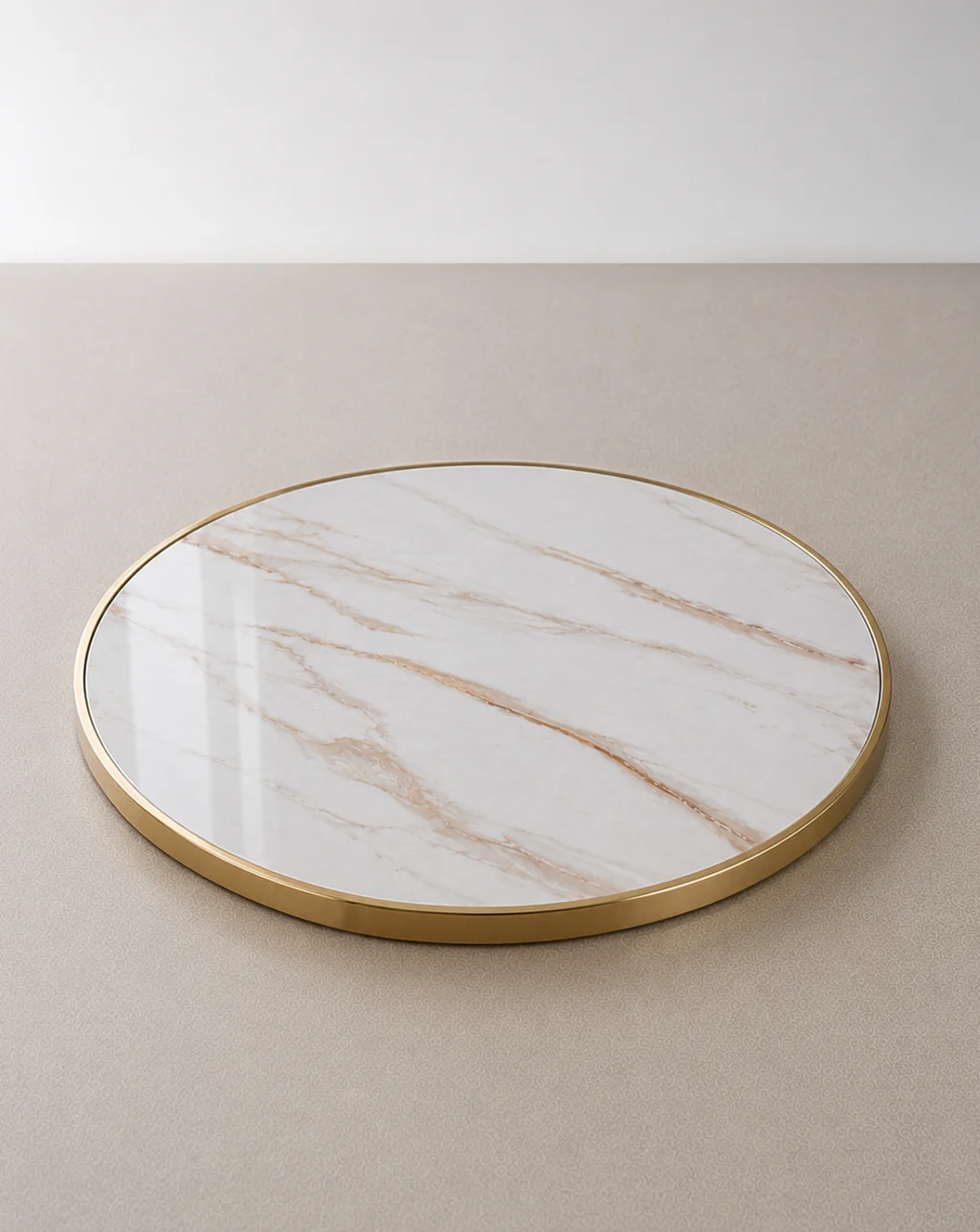 tablero para mesa depiedra sinterizada marmol blanco