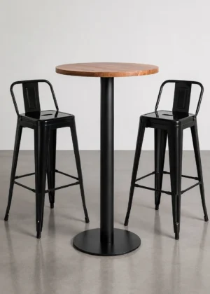 taburetes con mesa alta