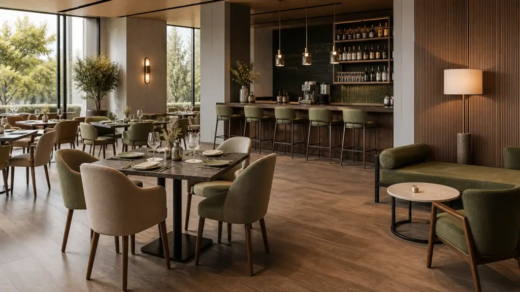 mobiliario de hostelería para restaurantes, bares y hoteles