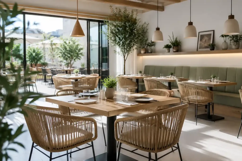 que mobiliario de restaurante elegir