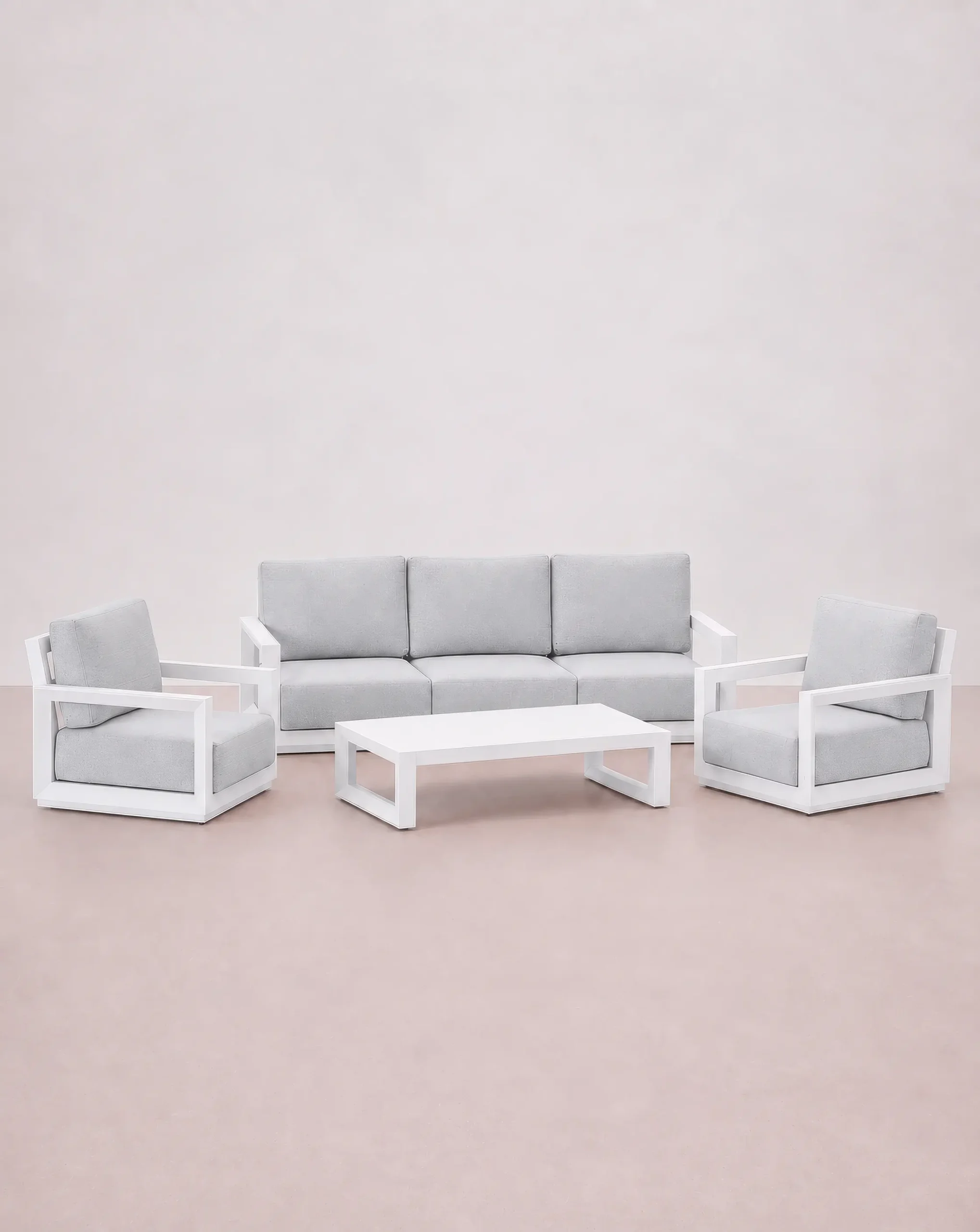 Conjunto de Jardín Sofá, Sillones y Mesa Elena Plus
