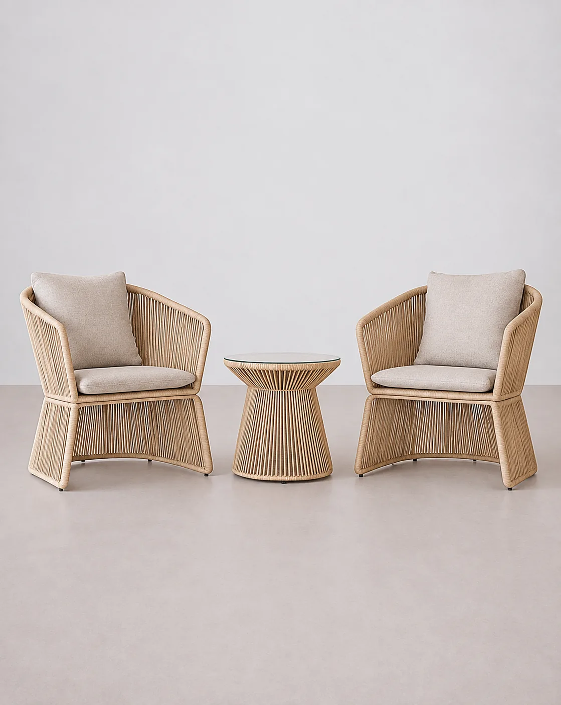 sillón de jardín con cojines