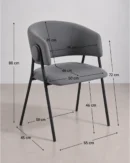 chaise rembourrée de restaurant