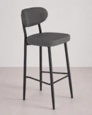Taburete alto negro