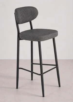 Taburete alto negro