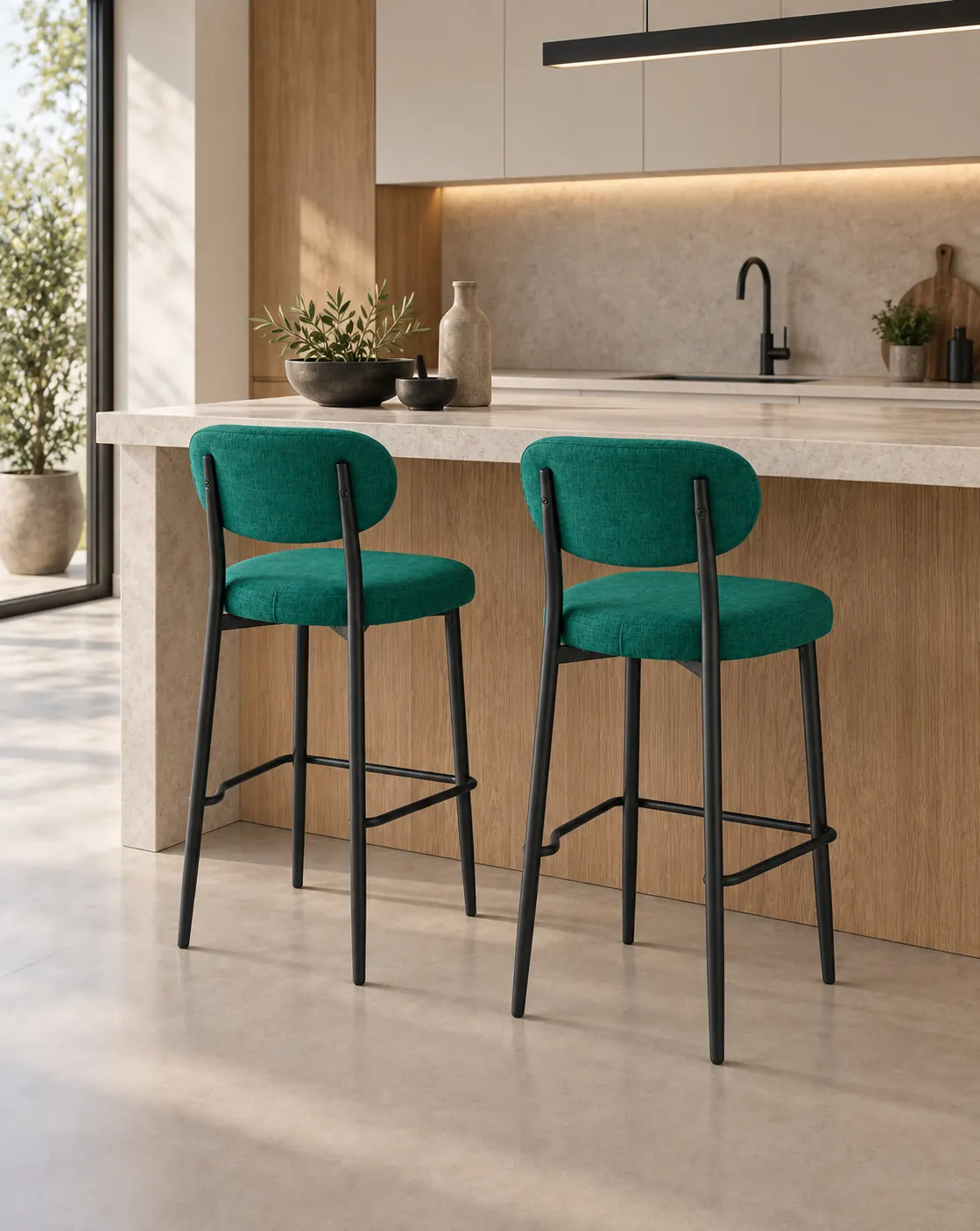 Taburete alto para isla de cocina