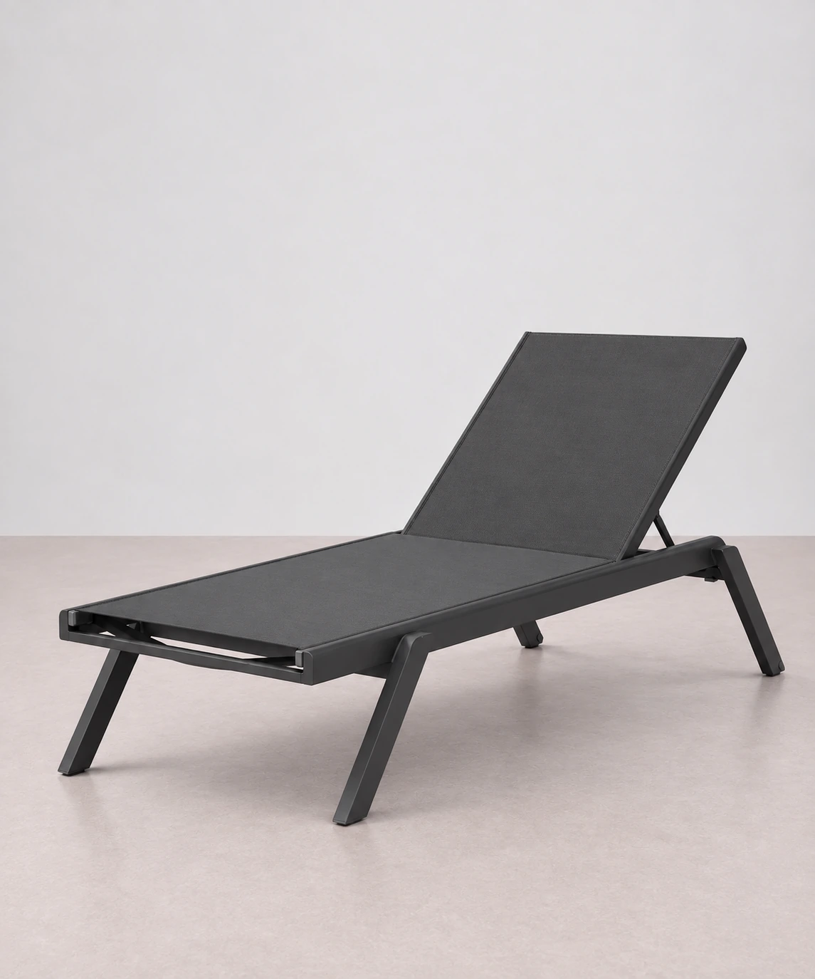 tumbona plegable antracita