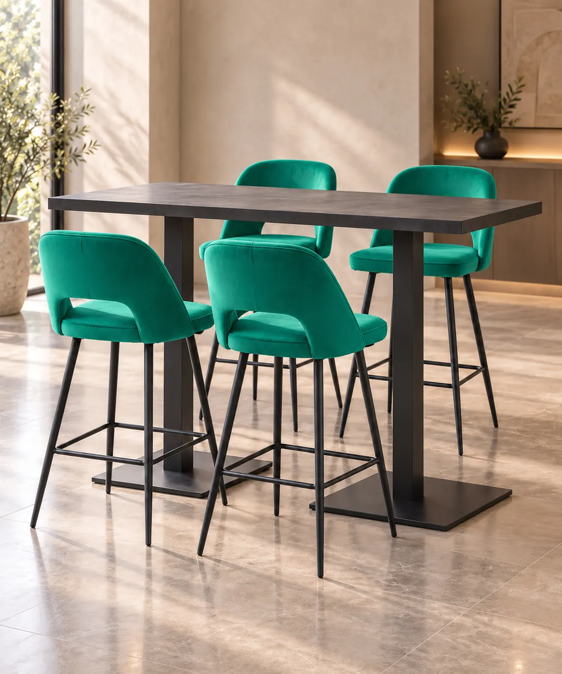 mesa y taburete