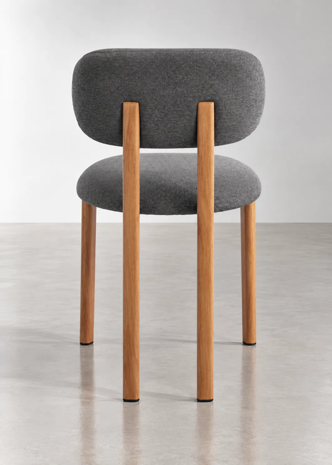 silla de comedor de madera tapizada