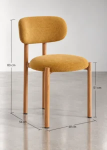 silla escandinava de madera