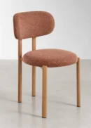chaise moderne rembourrée pour salle à manger