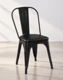 chaise industrielle rembourrée