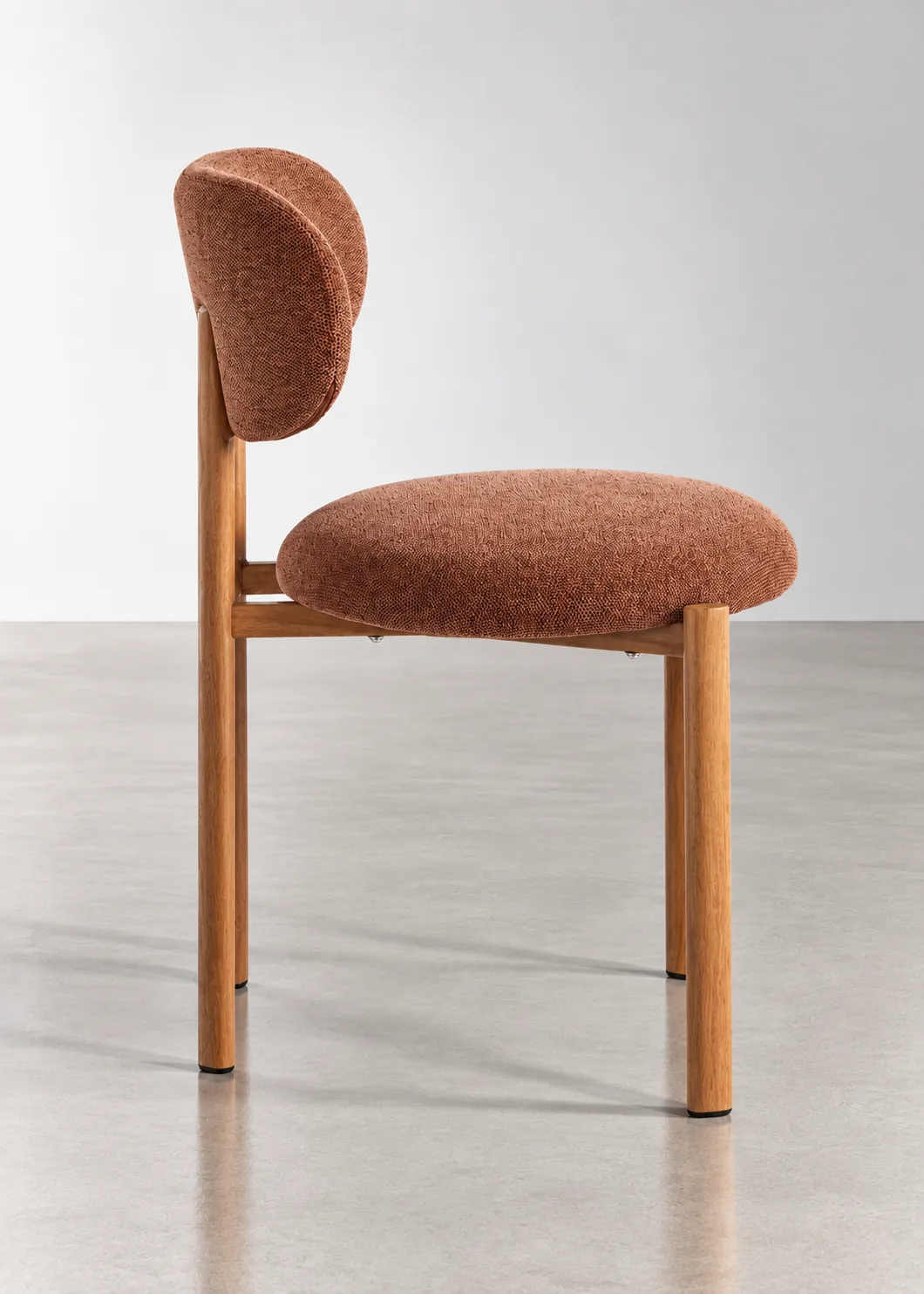 silla de comedor cómoda y tapizada
