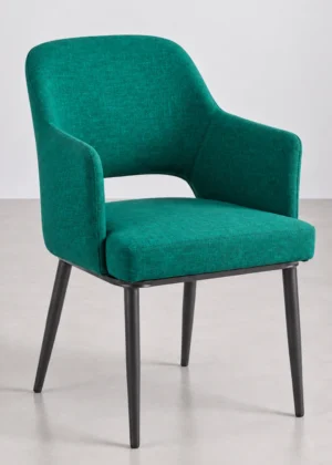 silla de comedor con asiento acolchado