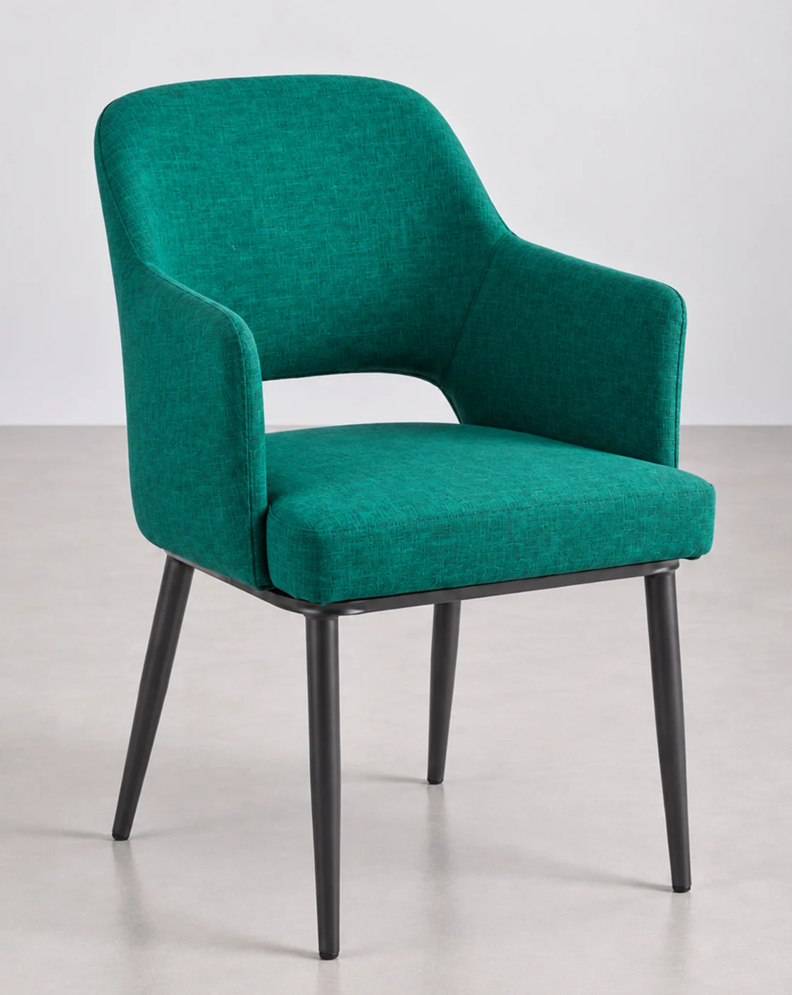 silla de comedor con asiento acolchado