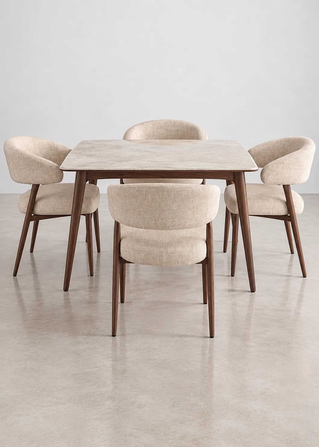 Sillas de comedor estilo nórdico tapizadas